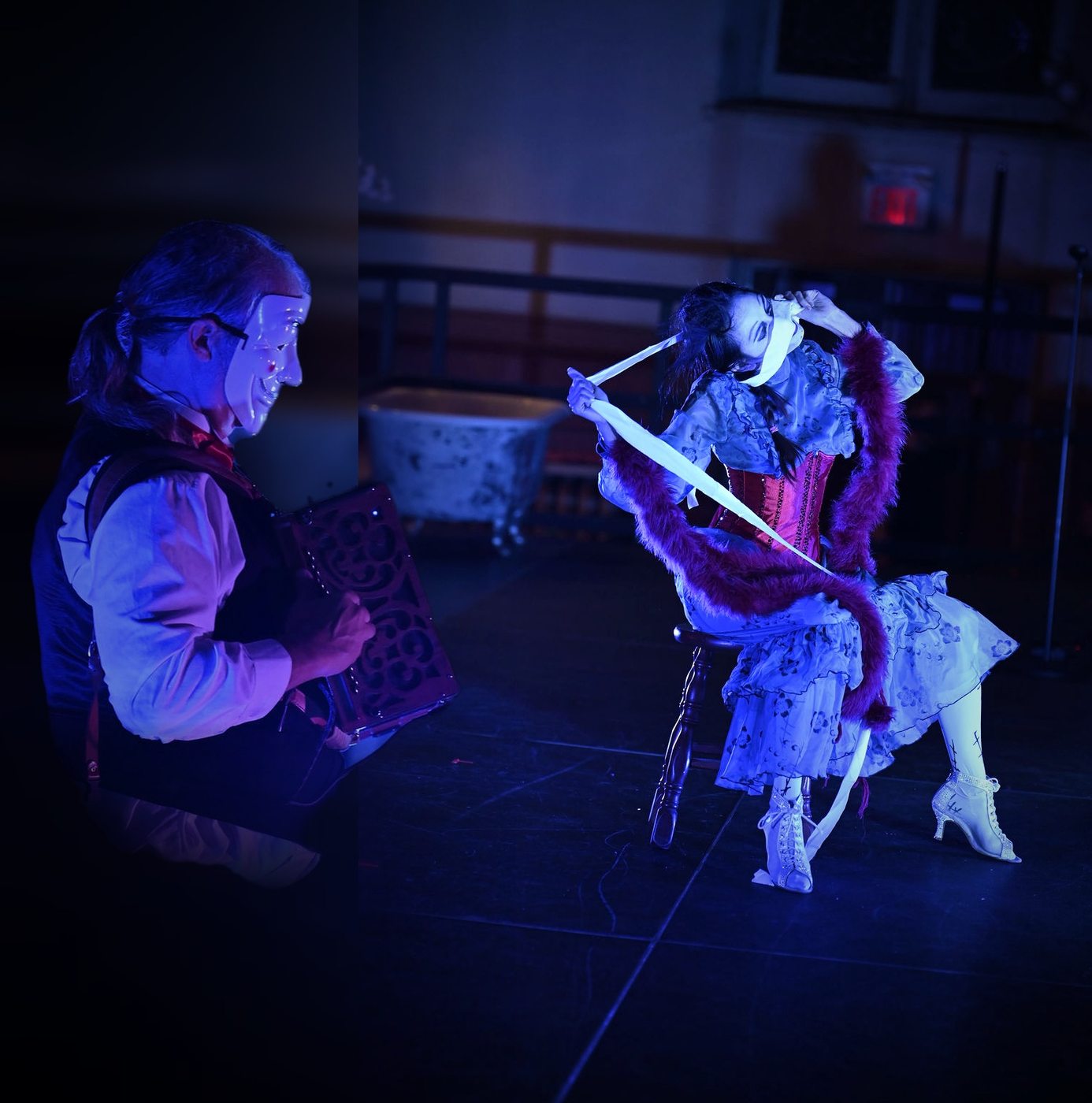 Fairy Fifi duet with accordionist Patrick — Larocque Photography