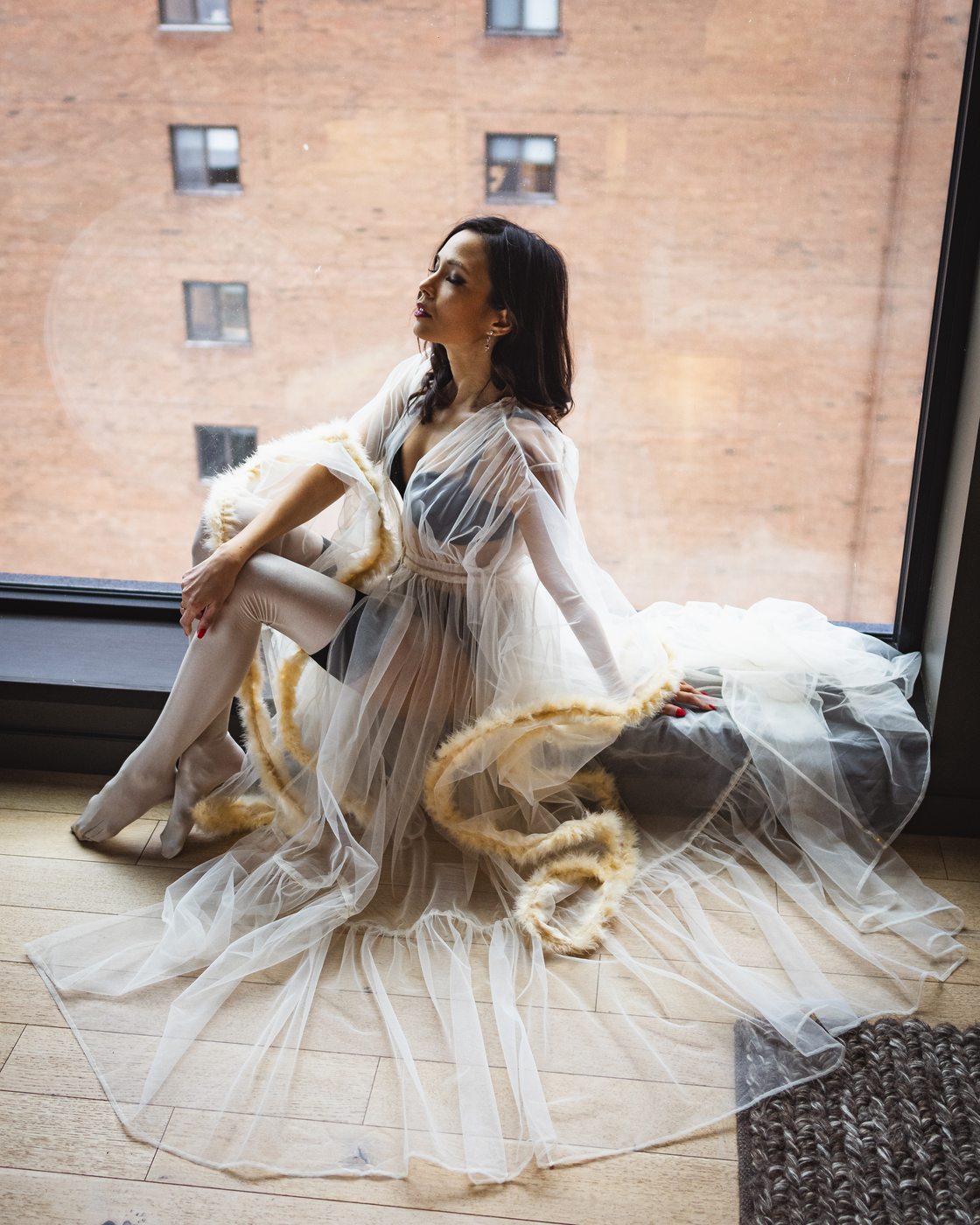 Fairy Fifi burlesque Ottawa tulle gown